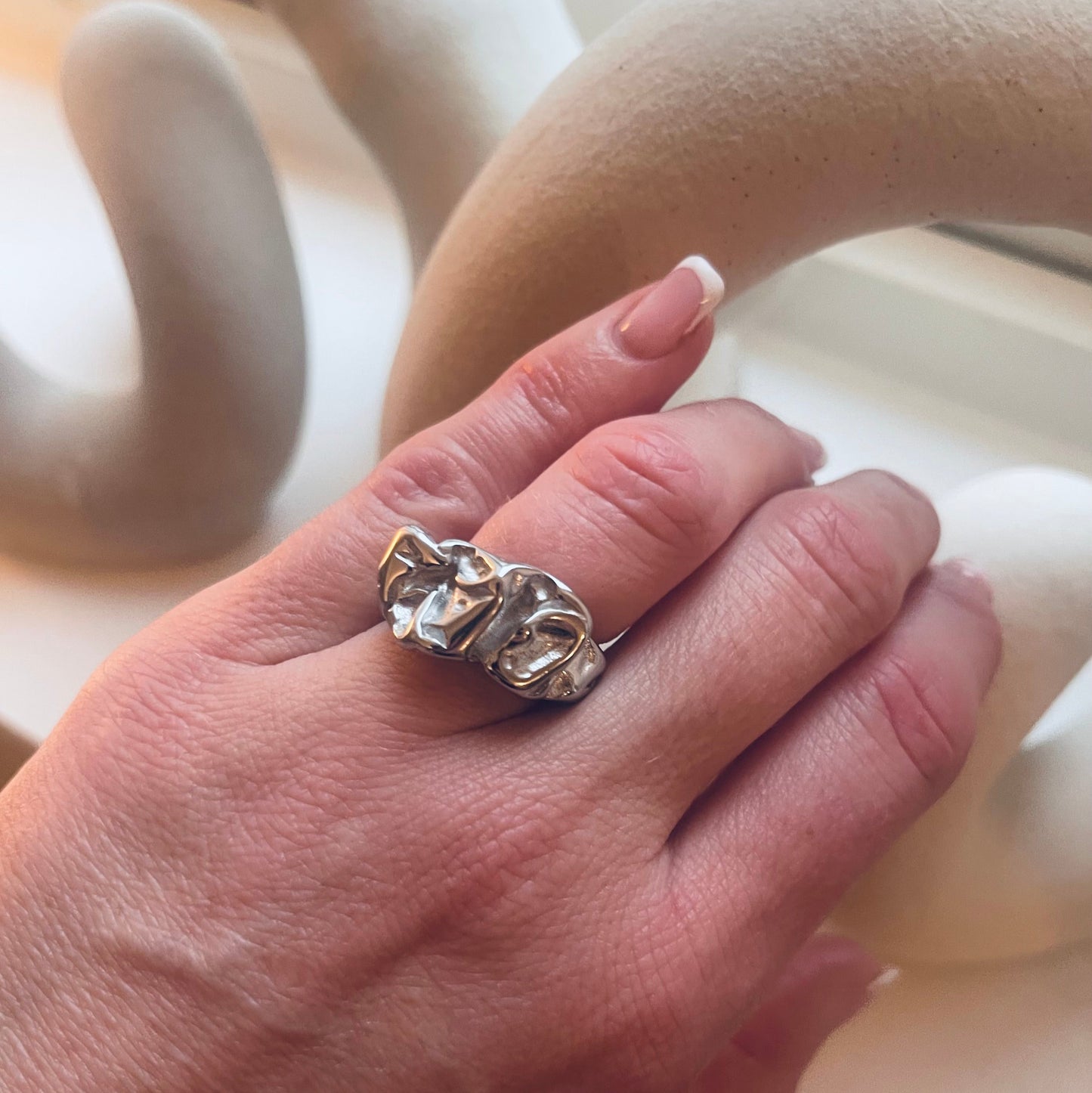 The Annie ring silver