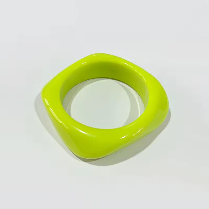 Happy Acrylic bangle