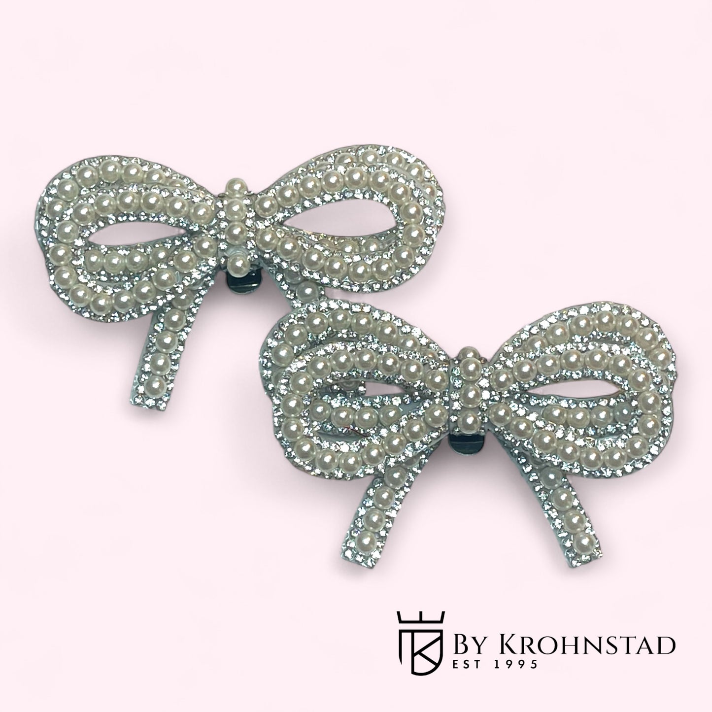 Pearl & Strass Bow Shoe Clip