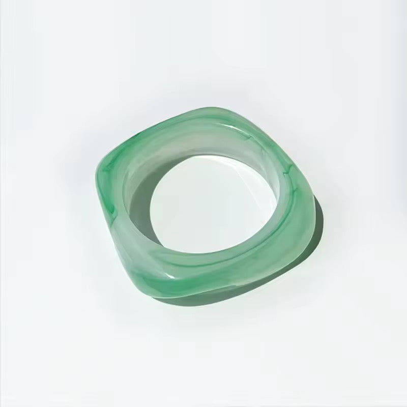 Happy Acrylic bangle