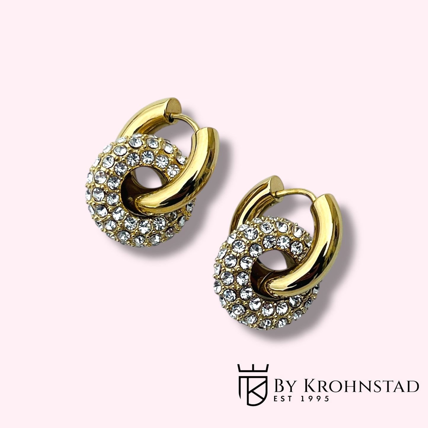 Power ring earrings
