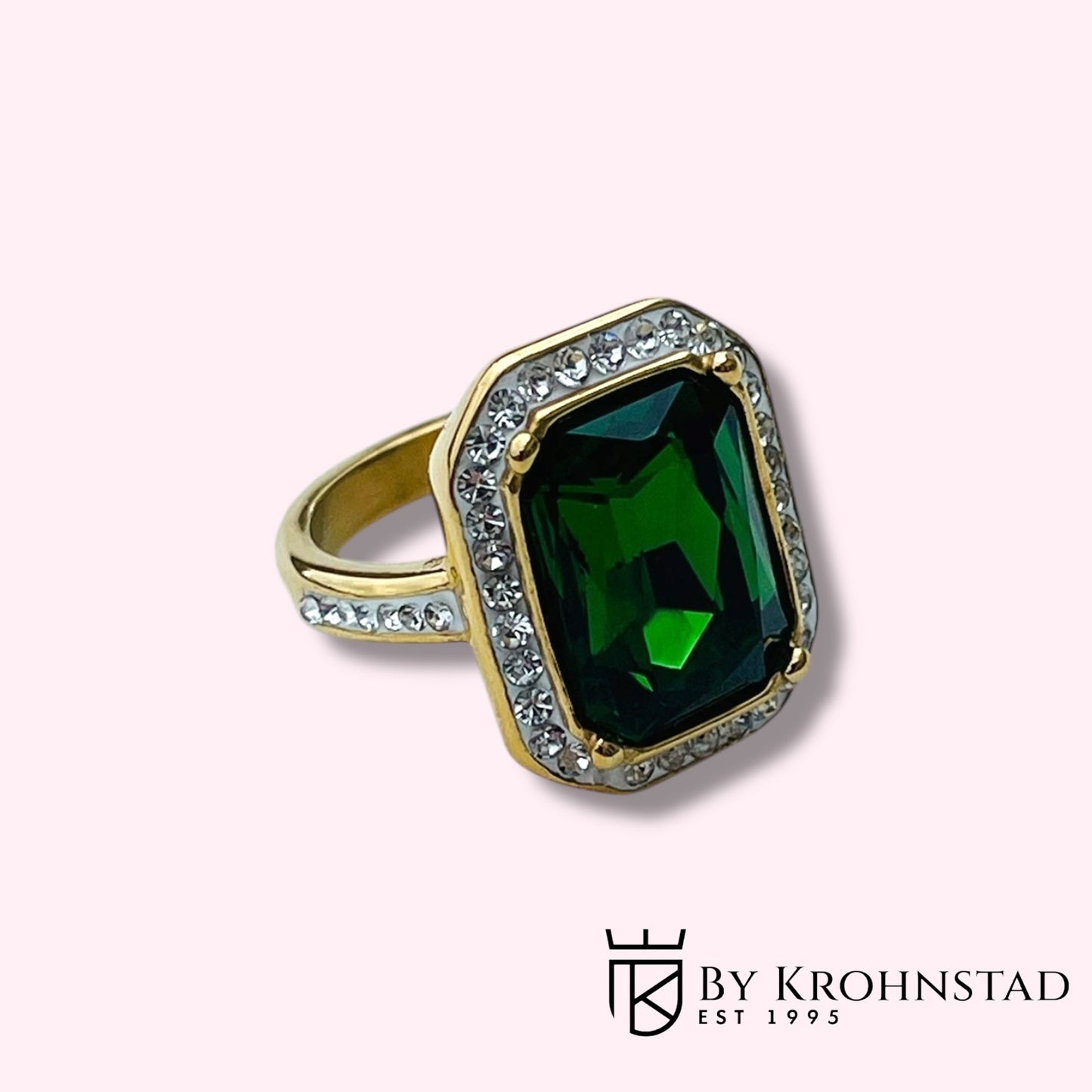 Diana cocktail ring green