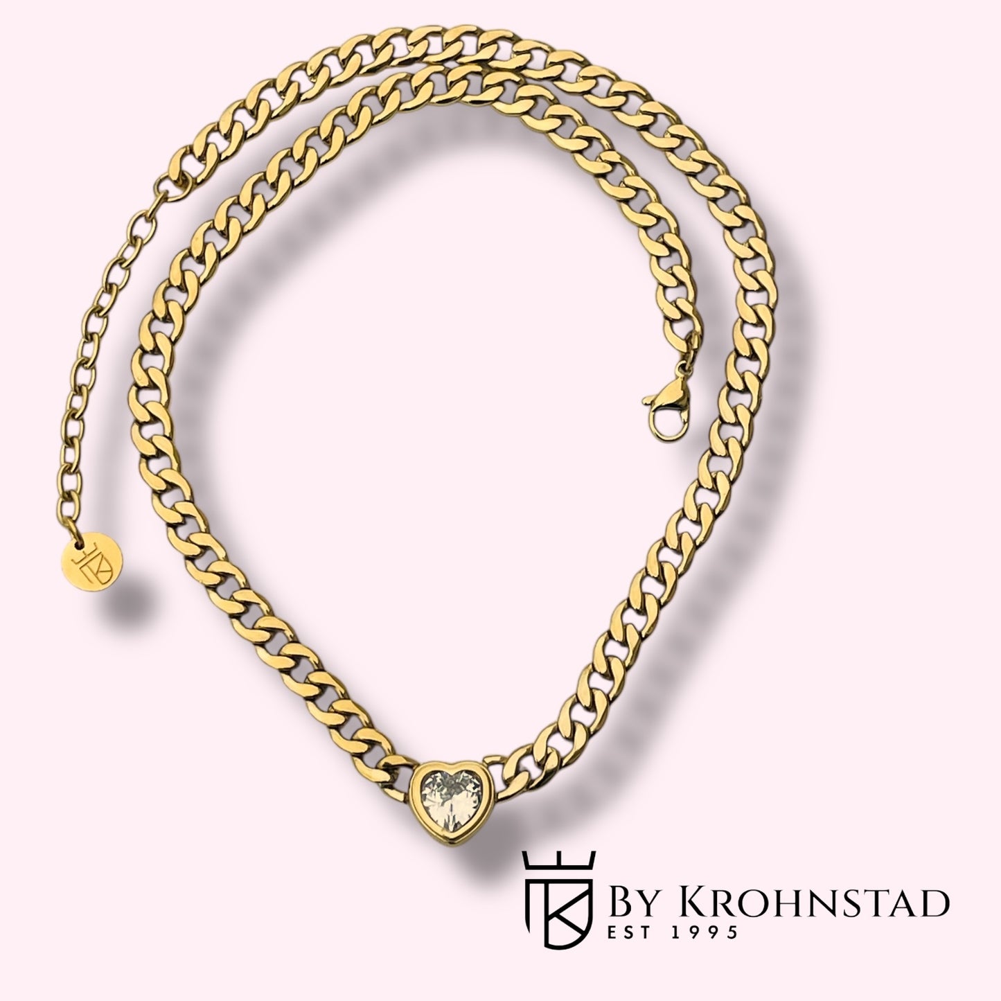 Sparkle heart necklace