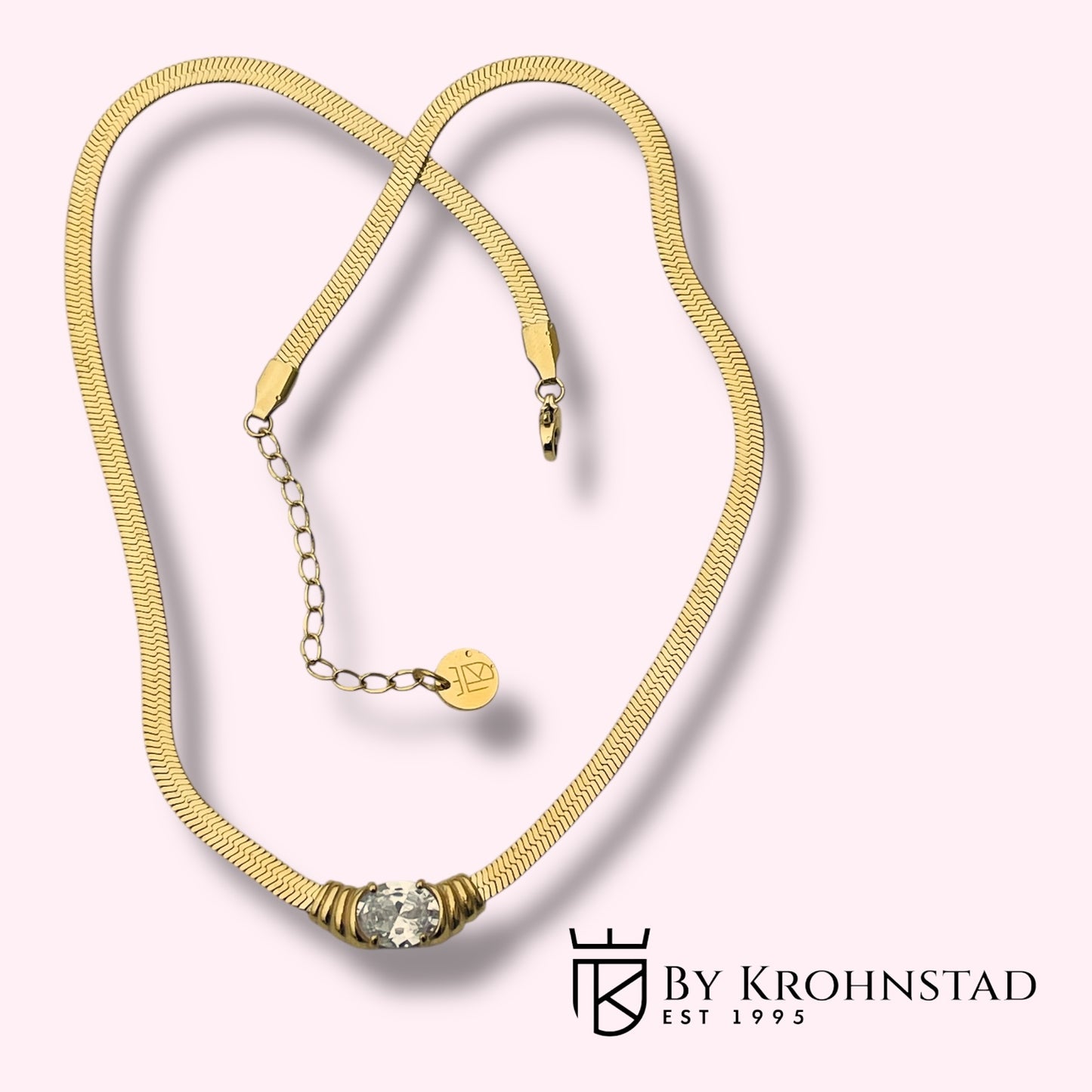Snake chain eye white