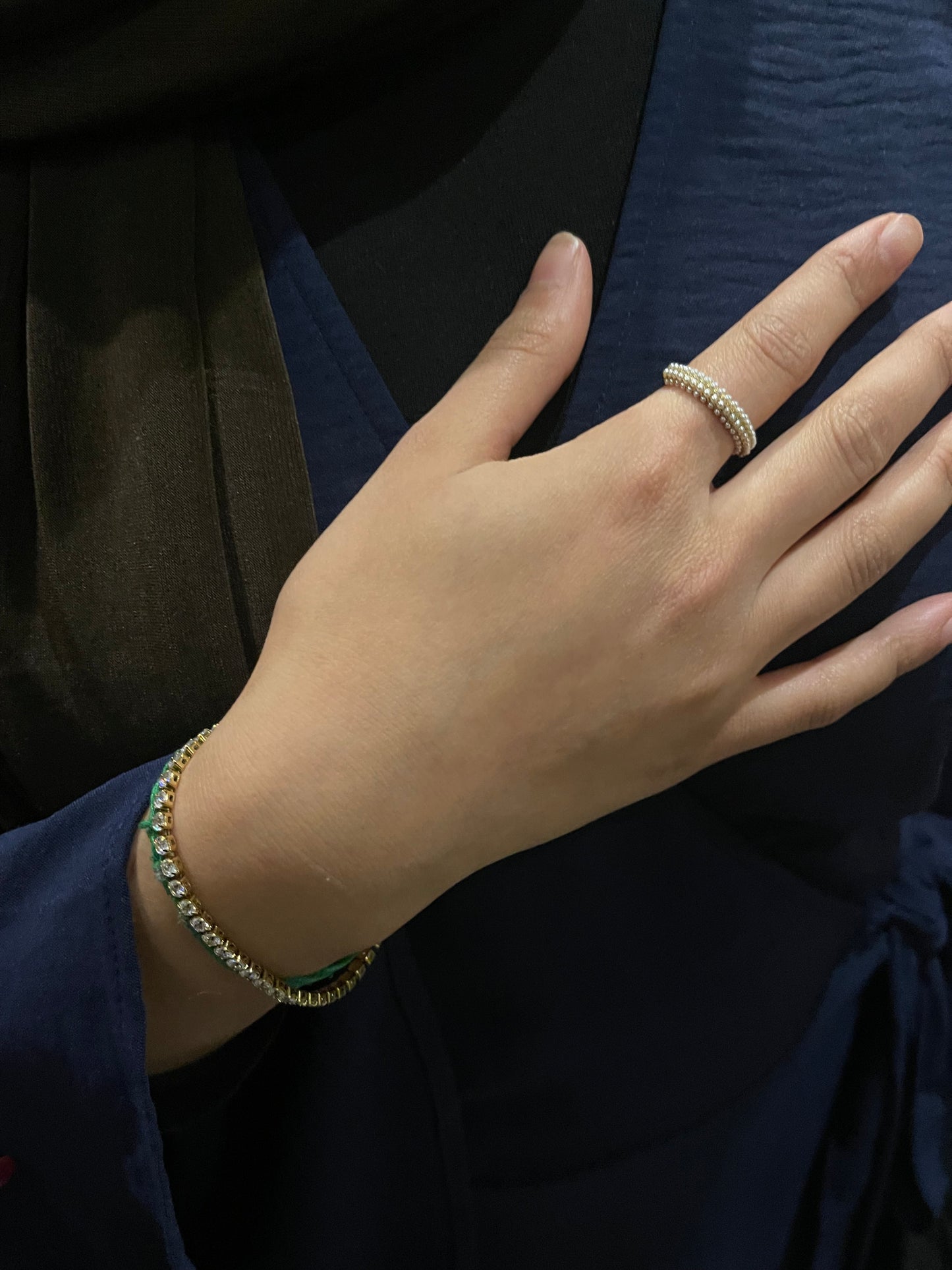 Classic tennis bracelet