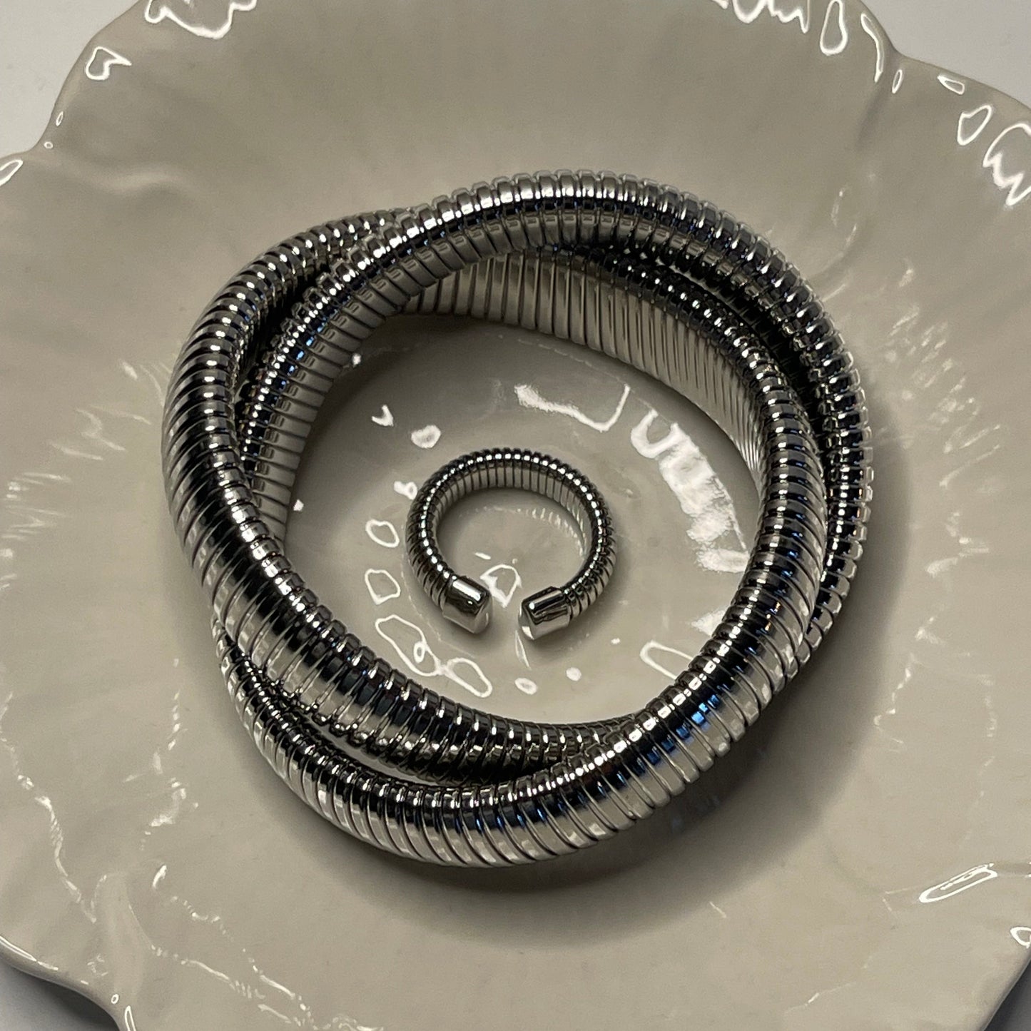 Elastic silver