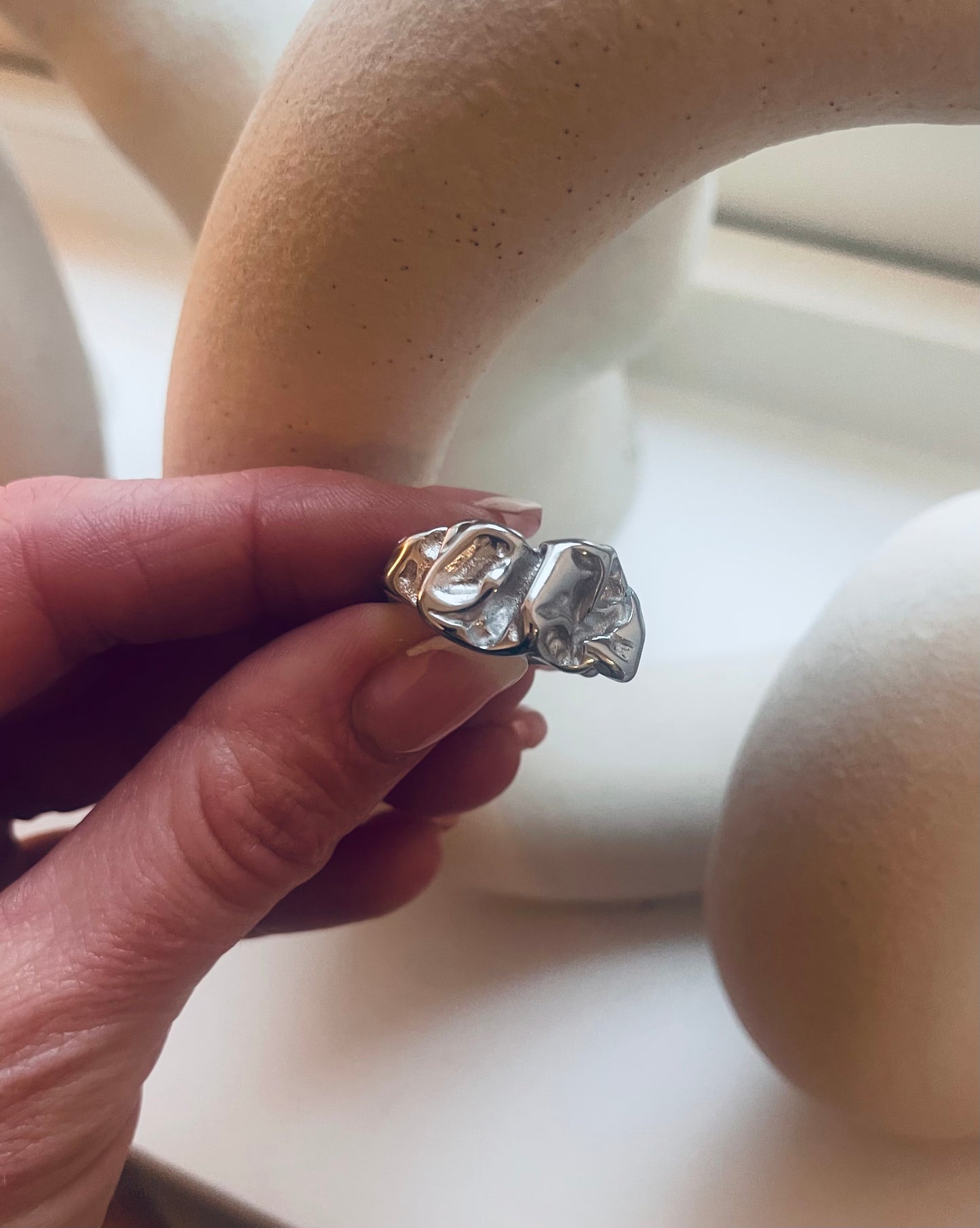 The Annie ring silver