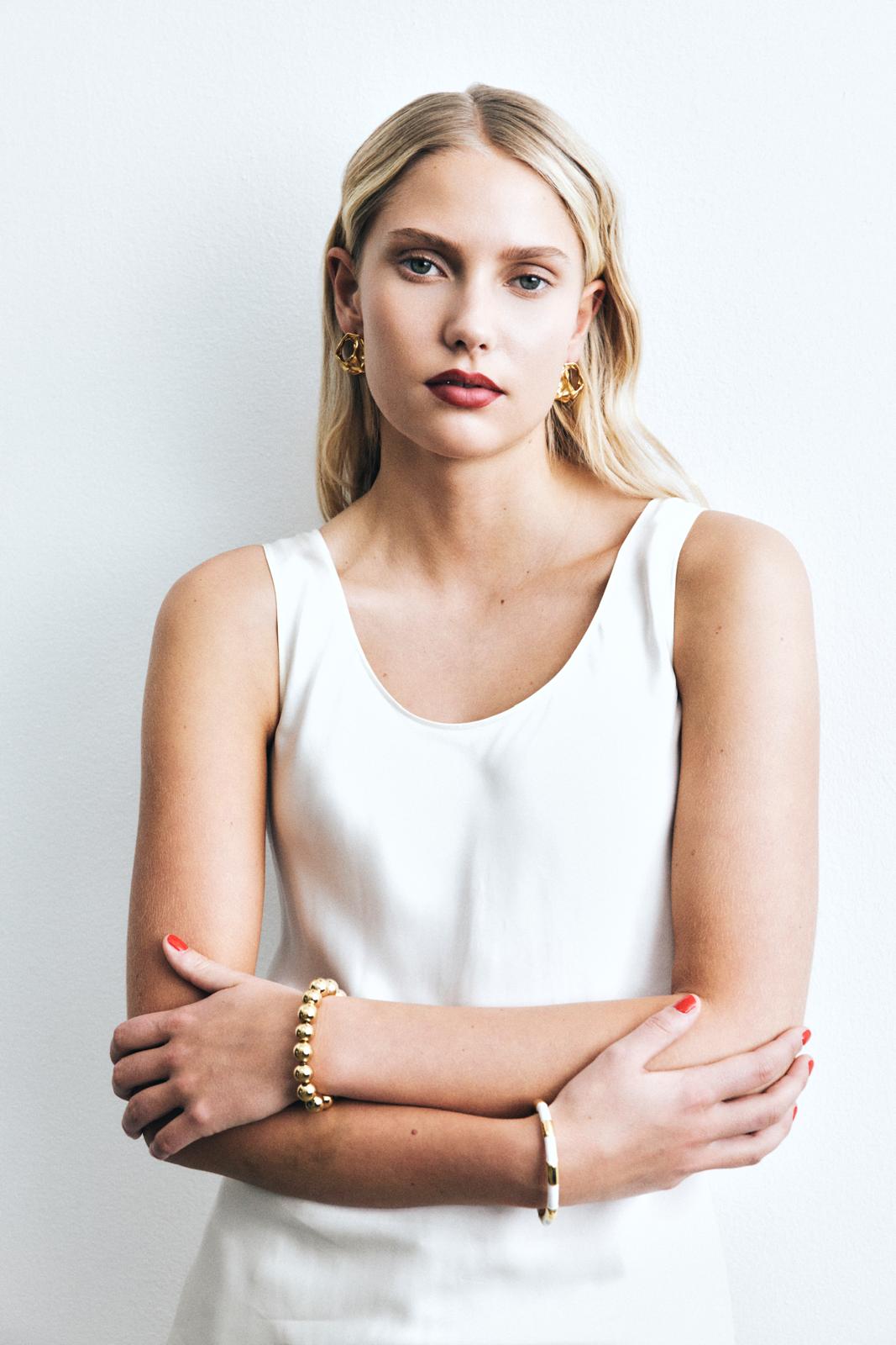White golden cuff