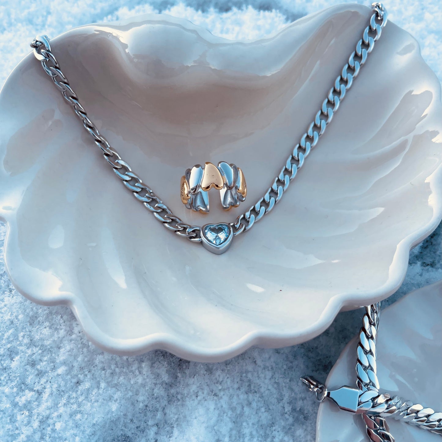Sparkle heart necklace