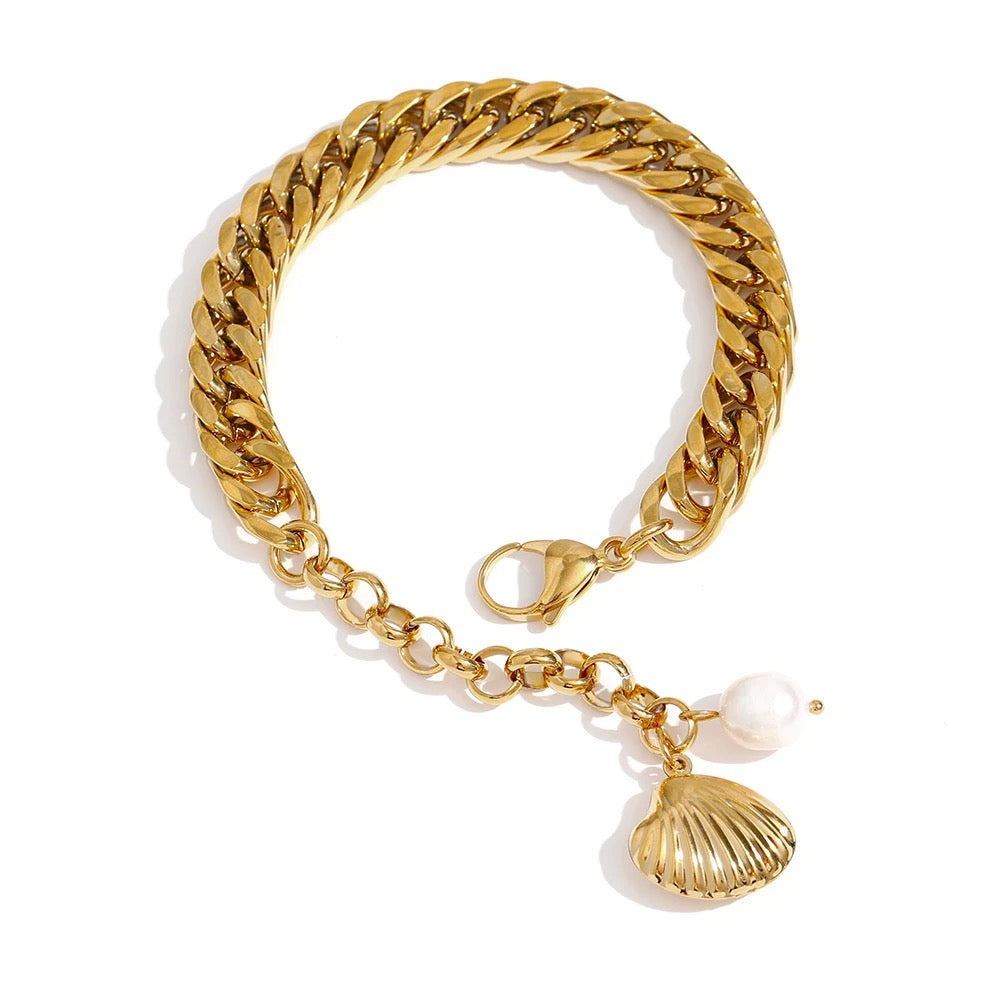 Beach chain bracelet