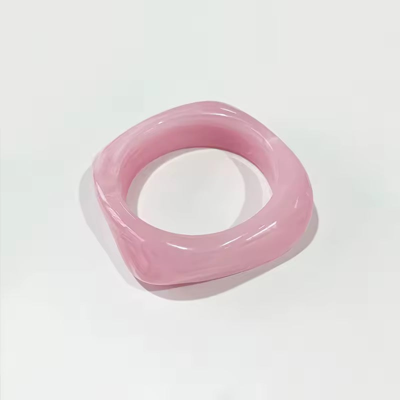 Happy Acrylic bangle
