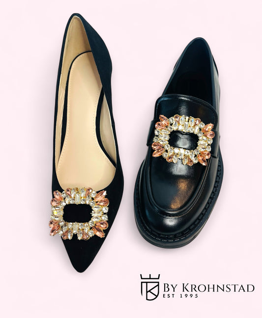 Champagne Square Shoe Clip