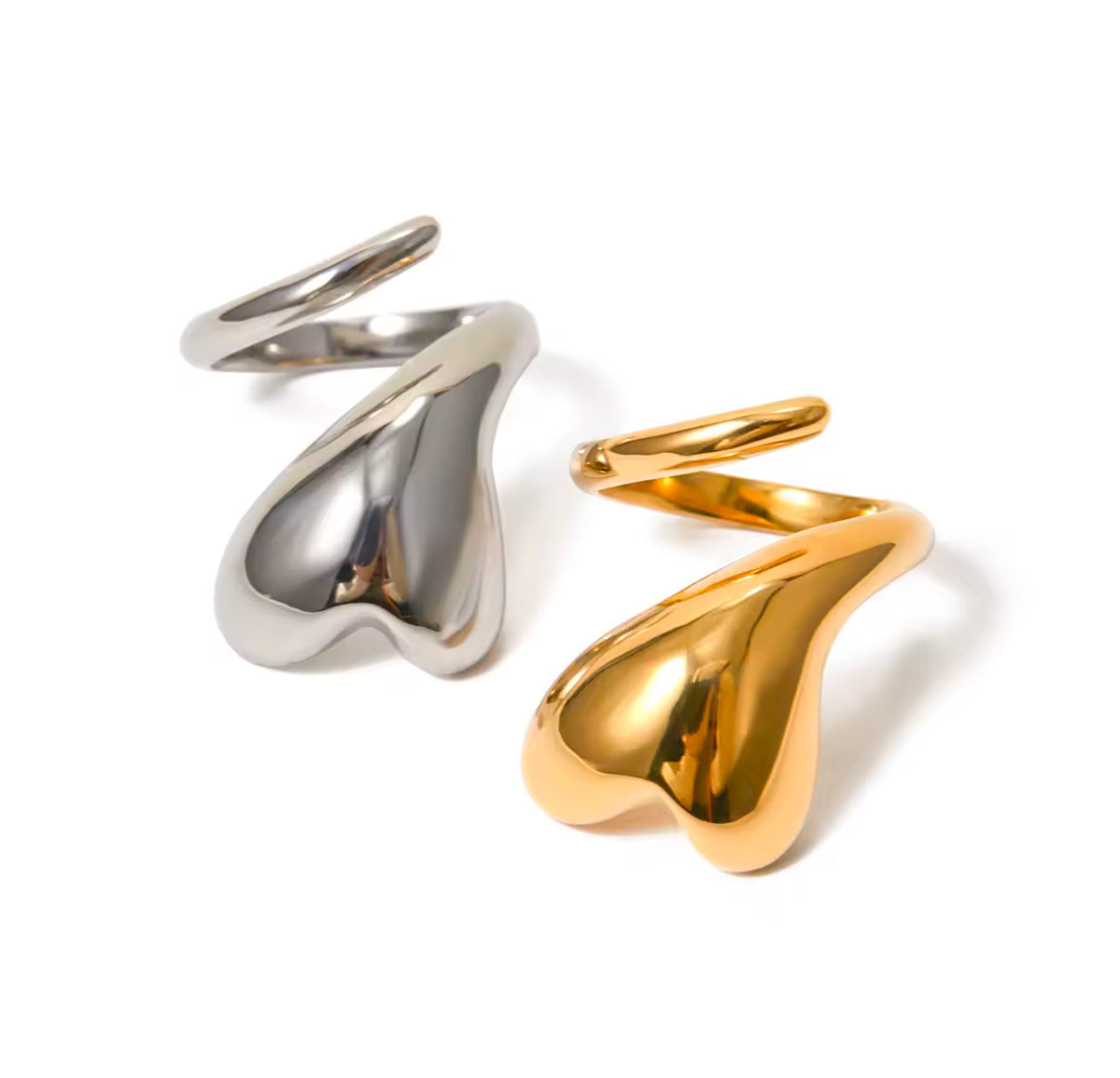 Twisted heart gold