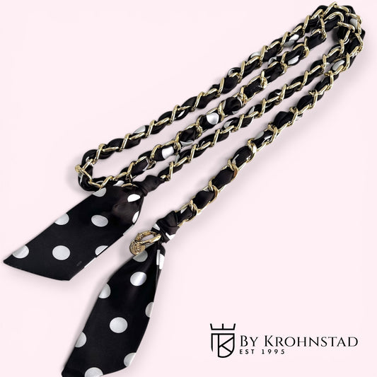 Black Dots Bag Chain – 120 cm