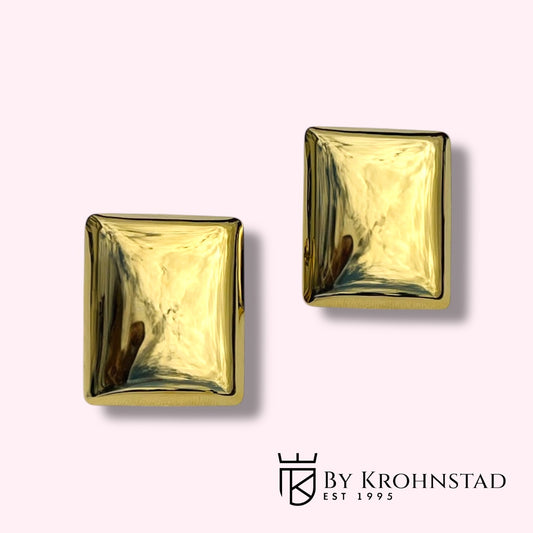 Sleek square earring