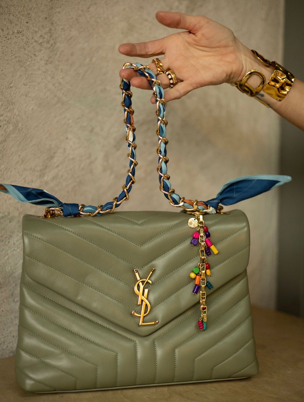 Blue Bag Chain – 60 cm