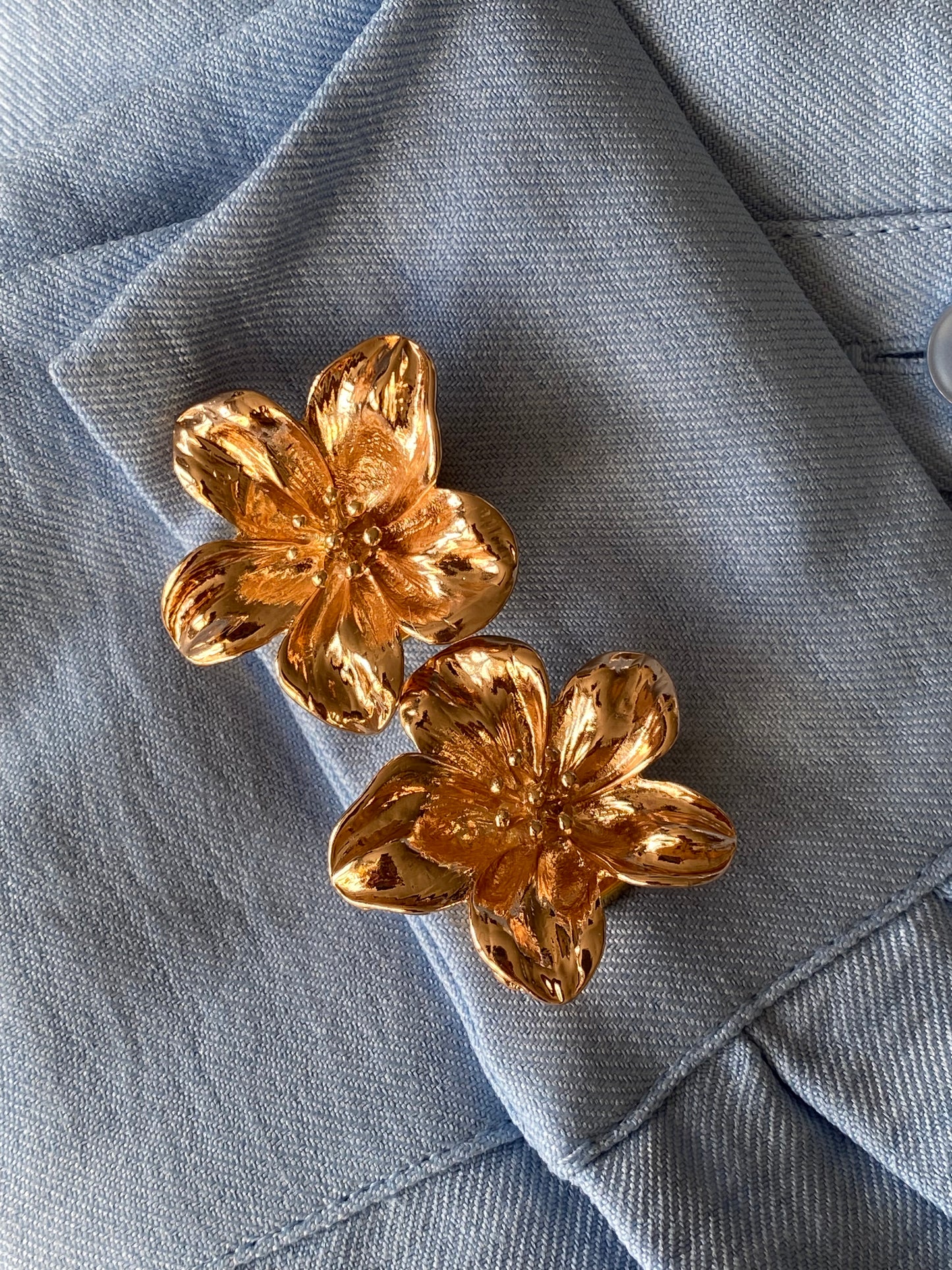 Golden Bloom Button covers