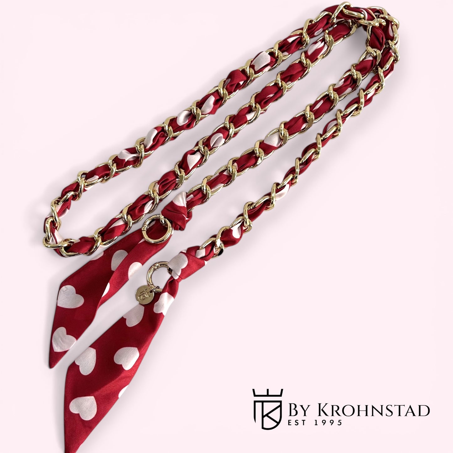 Red Hearts Bag Chain – 120 cm