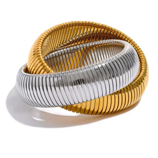 Double elastic bangle