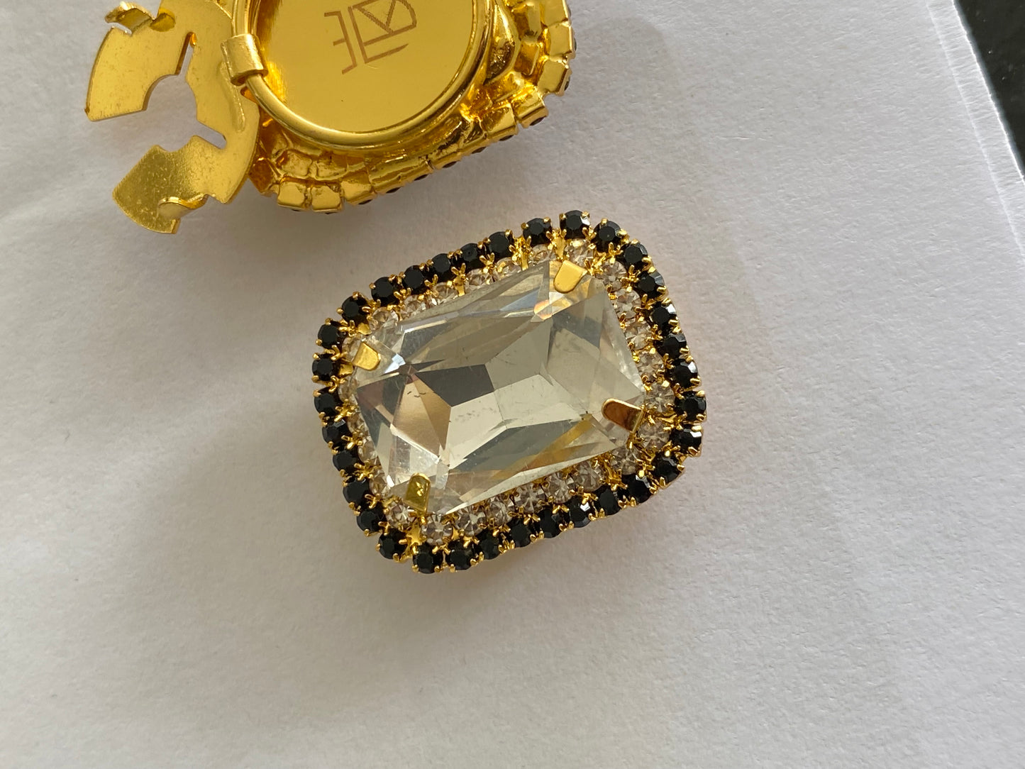 Vintage diamond Button Covers
