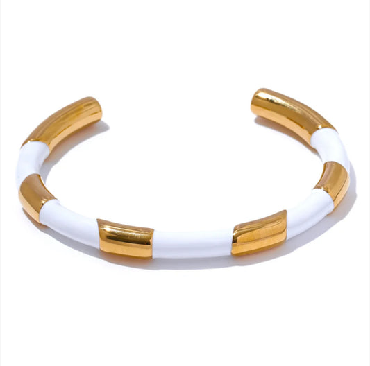 White golden cuff