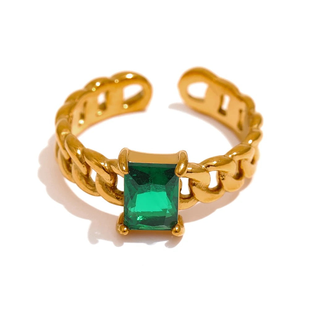 The Erika ring green