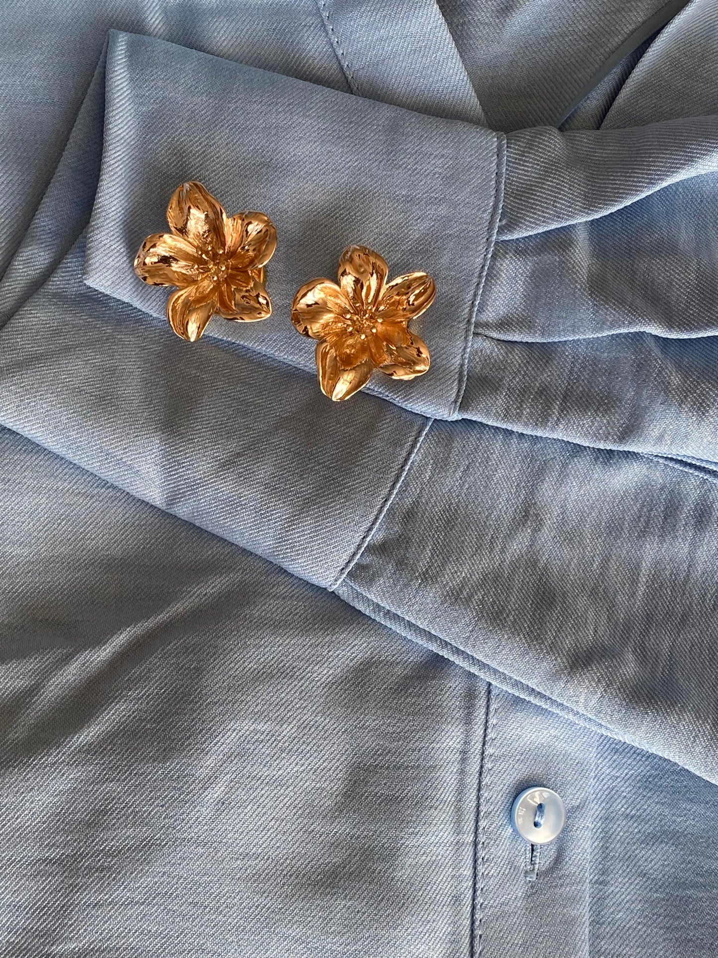Golden Bloom Button covers