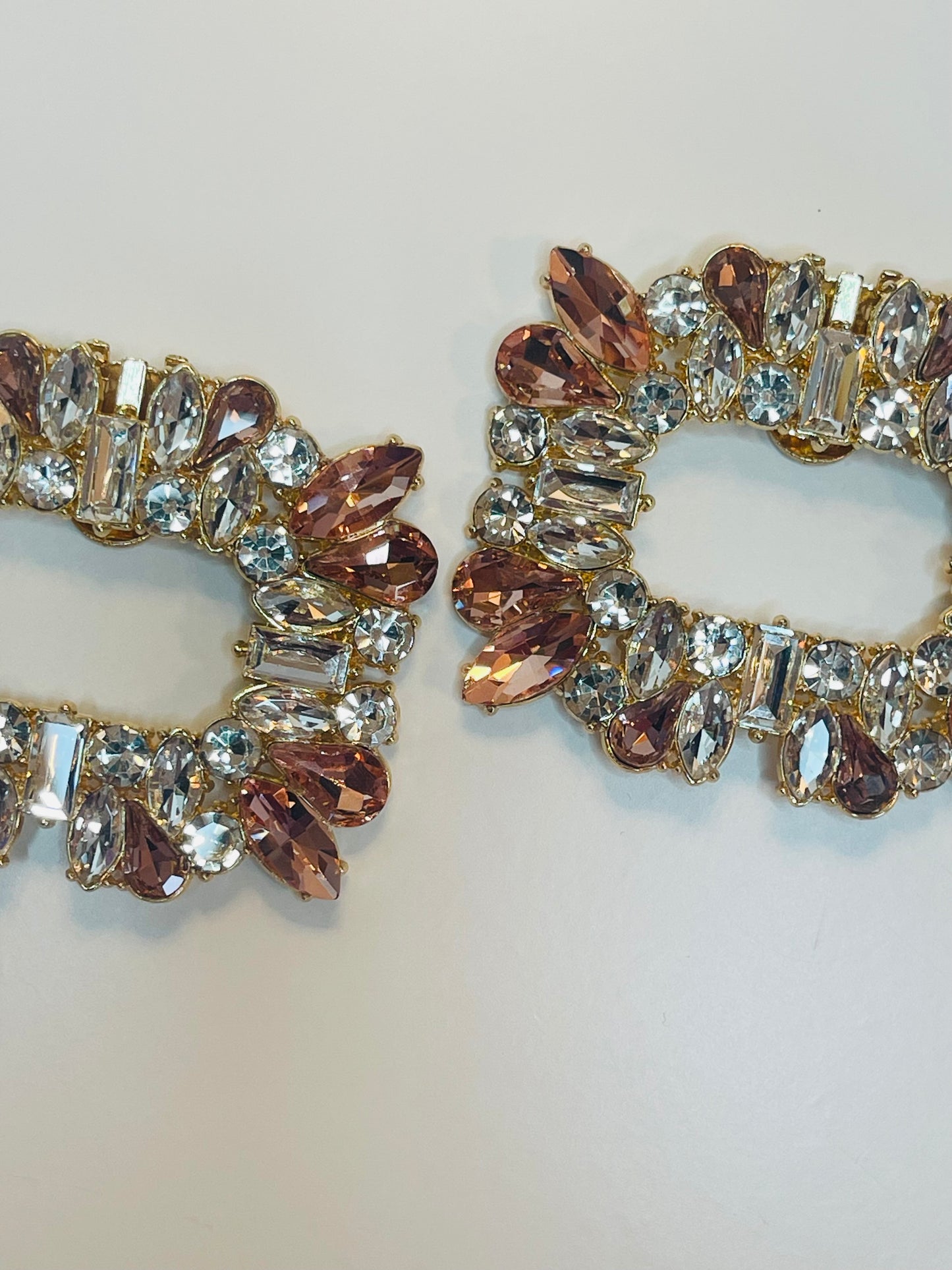 Champagne Square Shoe Clip