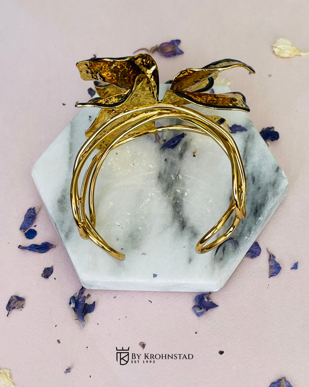 Golden Bloom Cuff