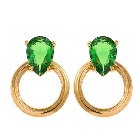 The Julia earring green