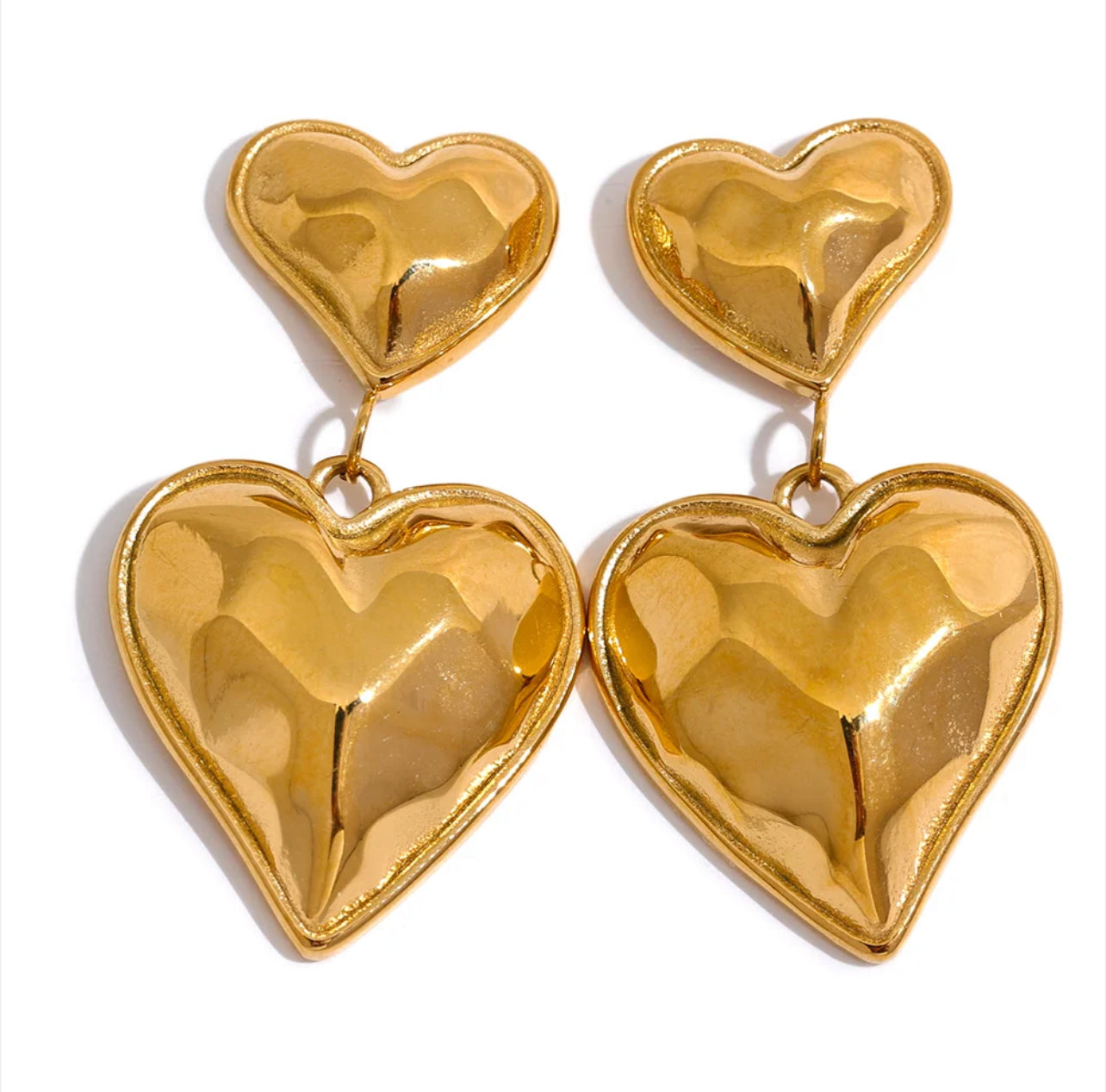 Amalfi heart earrings