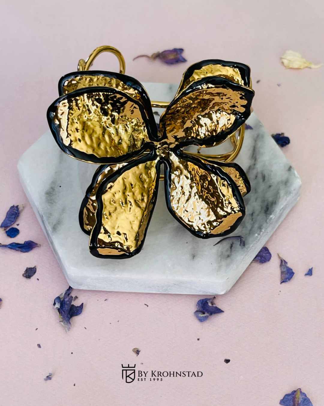 Golden Bloom Cuff