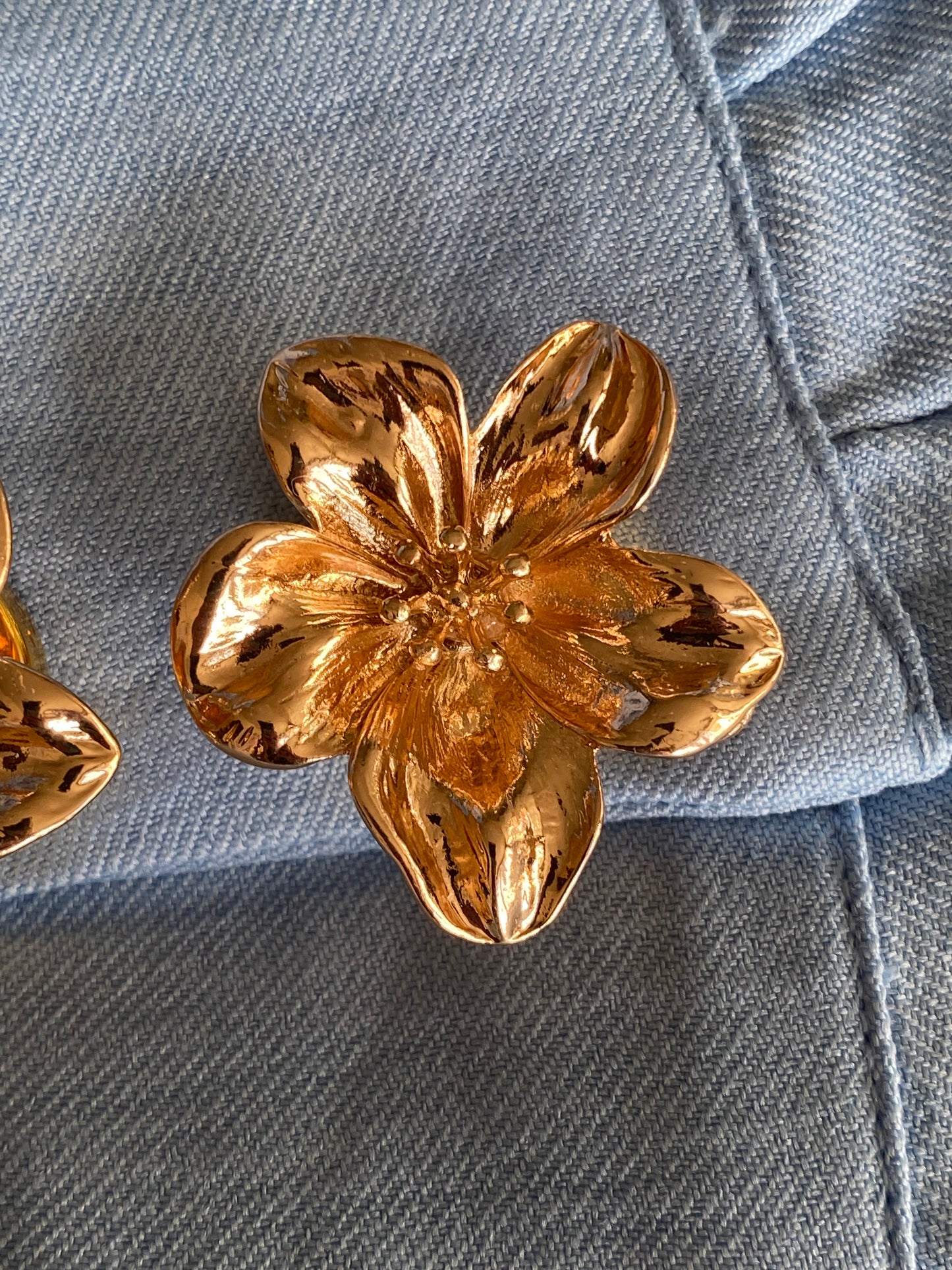 Golden Bloom Button covers