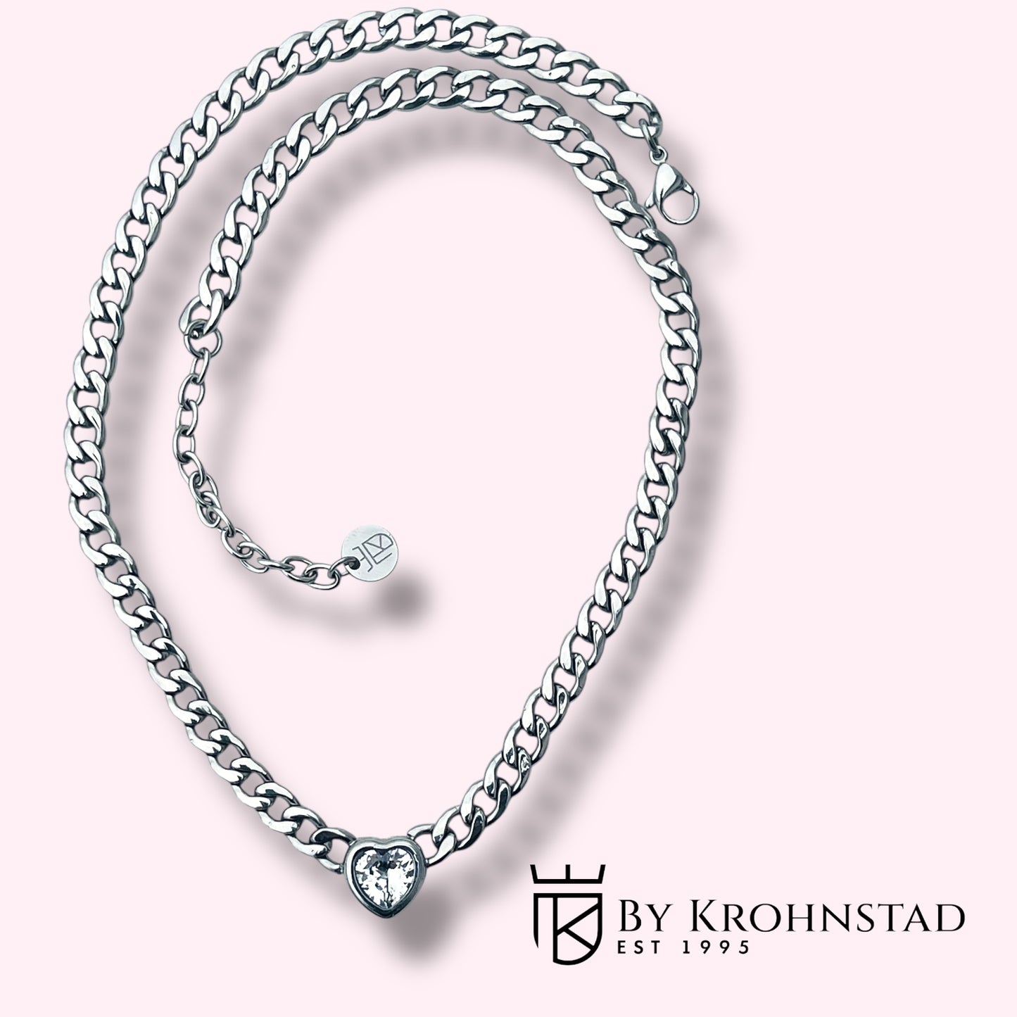 Sparkle heart necklace