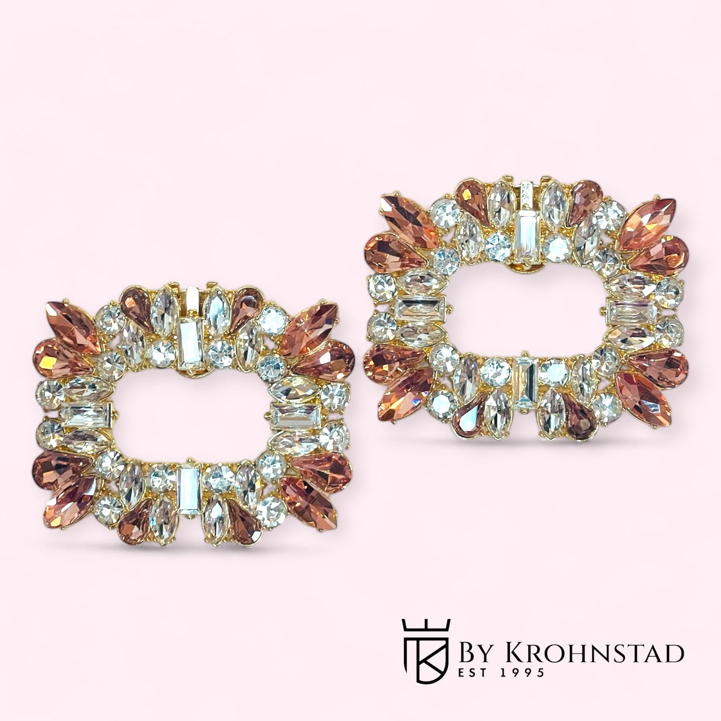Champagne Square Shoe Clip