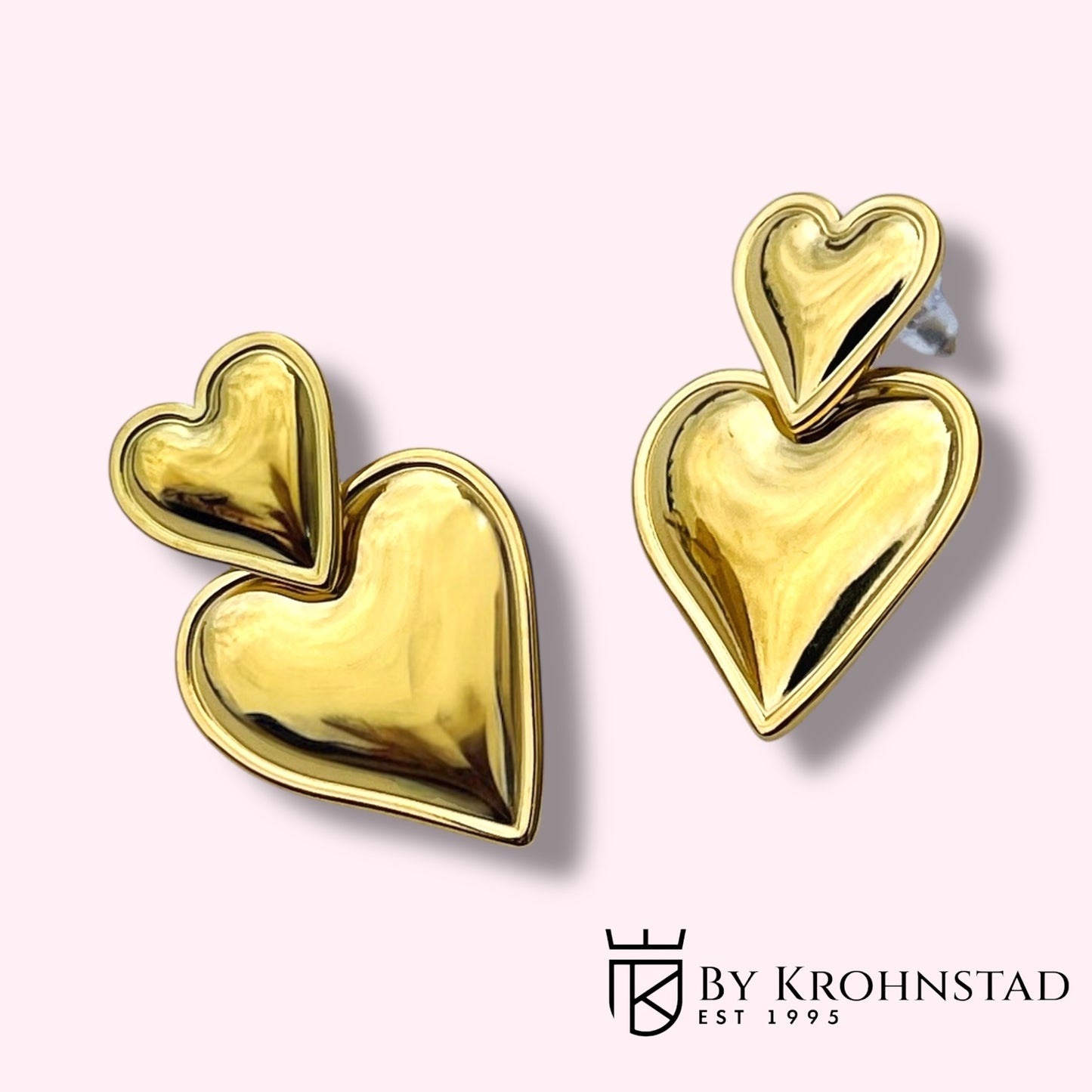 Amalfi heart earrings
