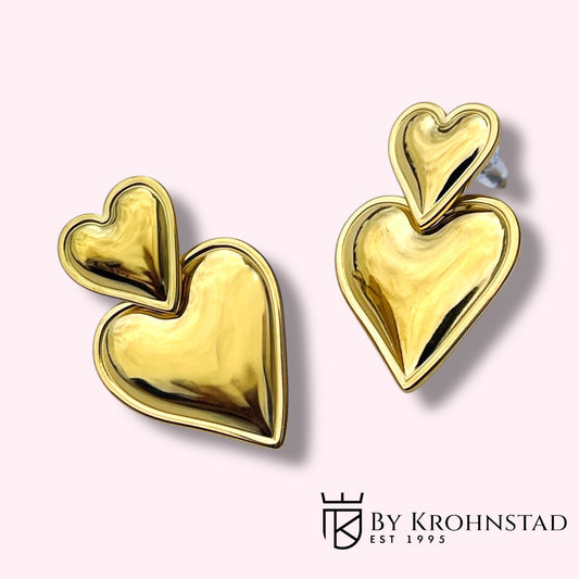Amalfi heart earrings