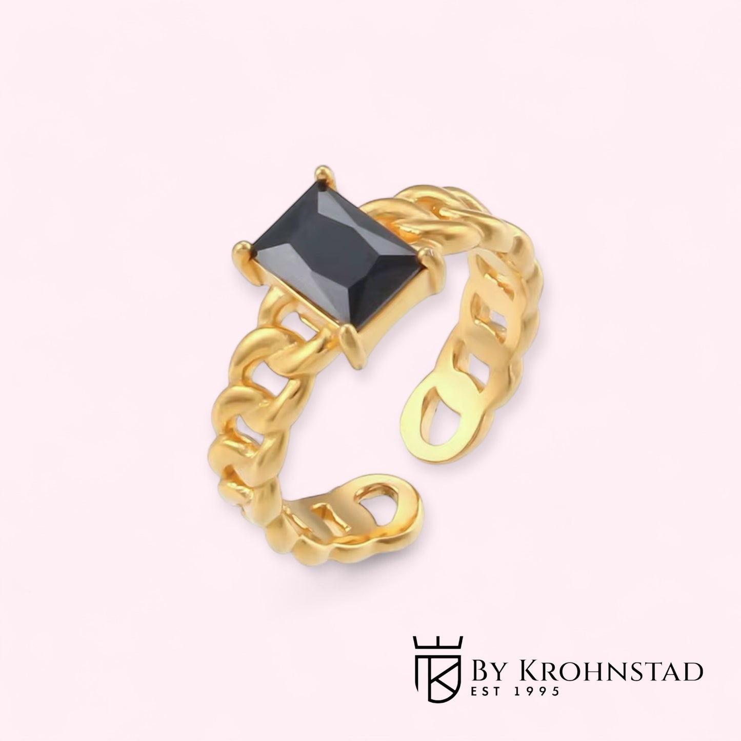 The Erika ring black