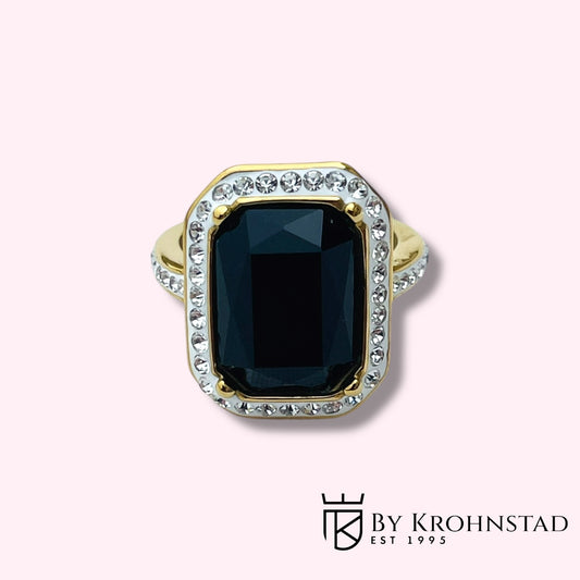 Diana cocktail ring black