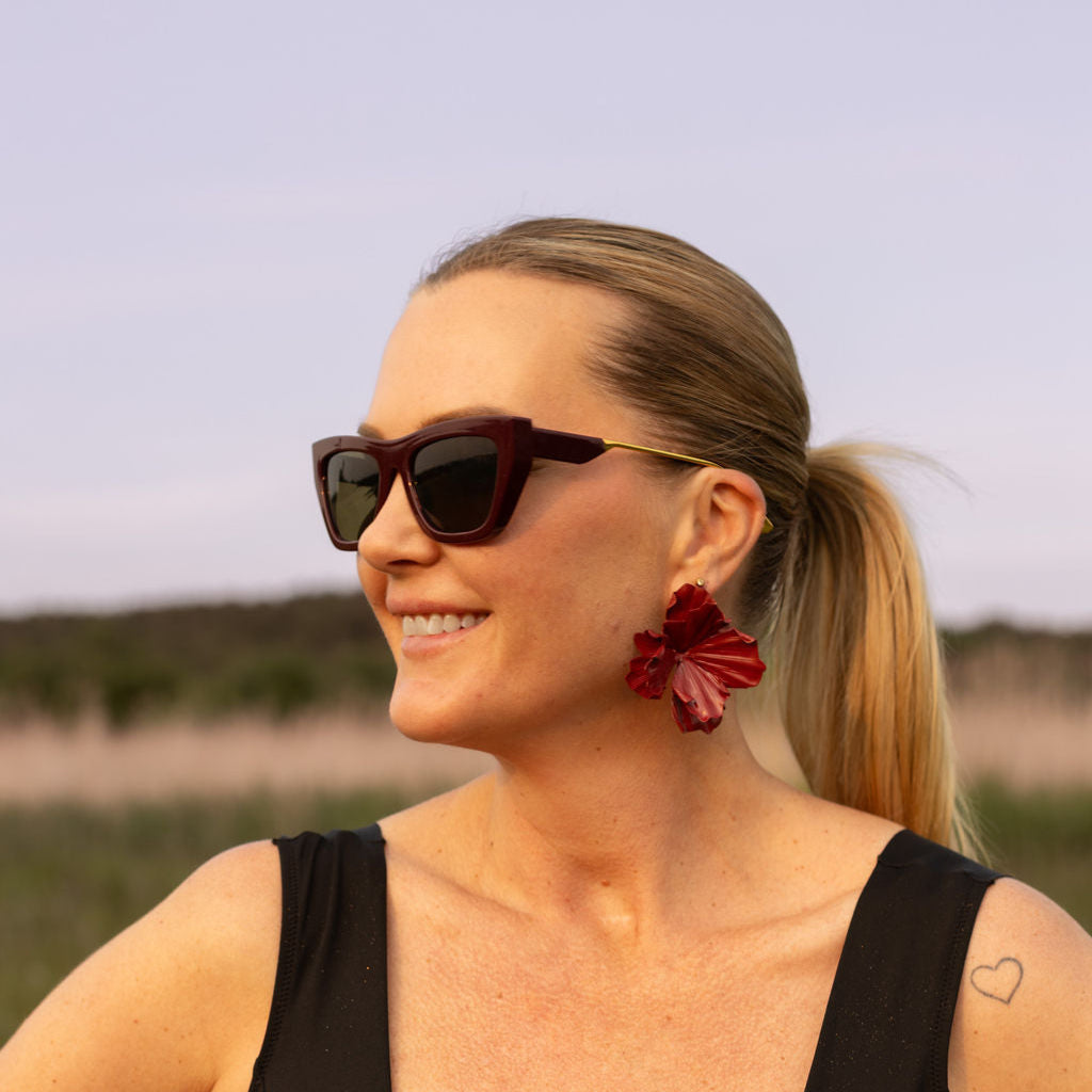 Blush Flora earrings