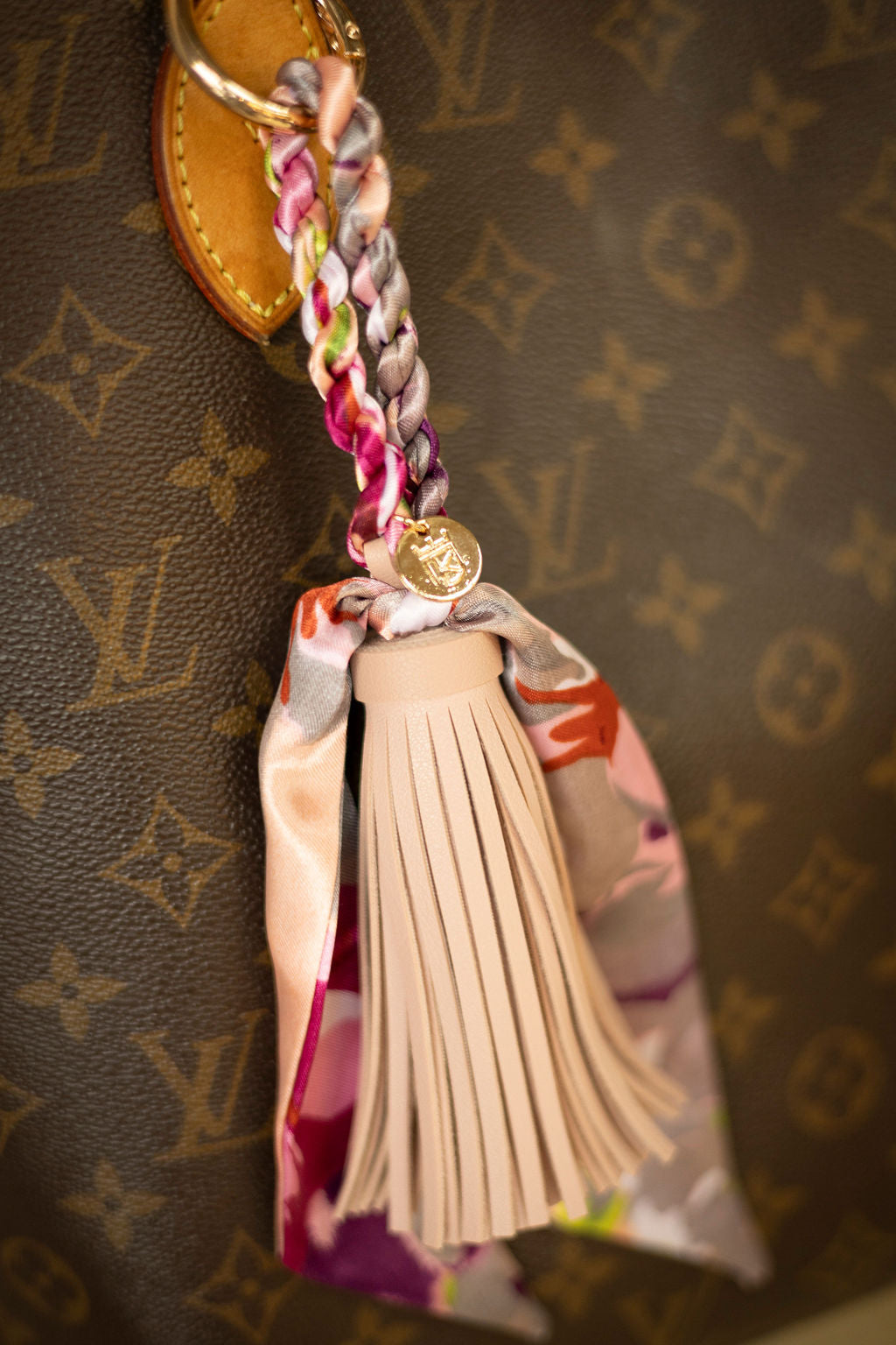 Tassle bag charm