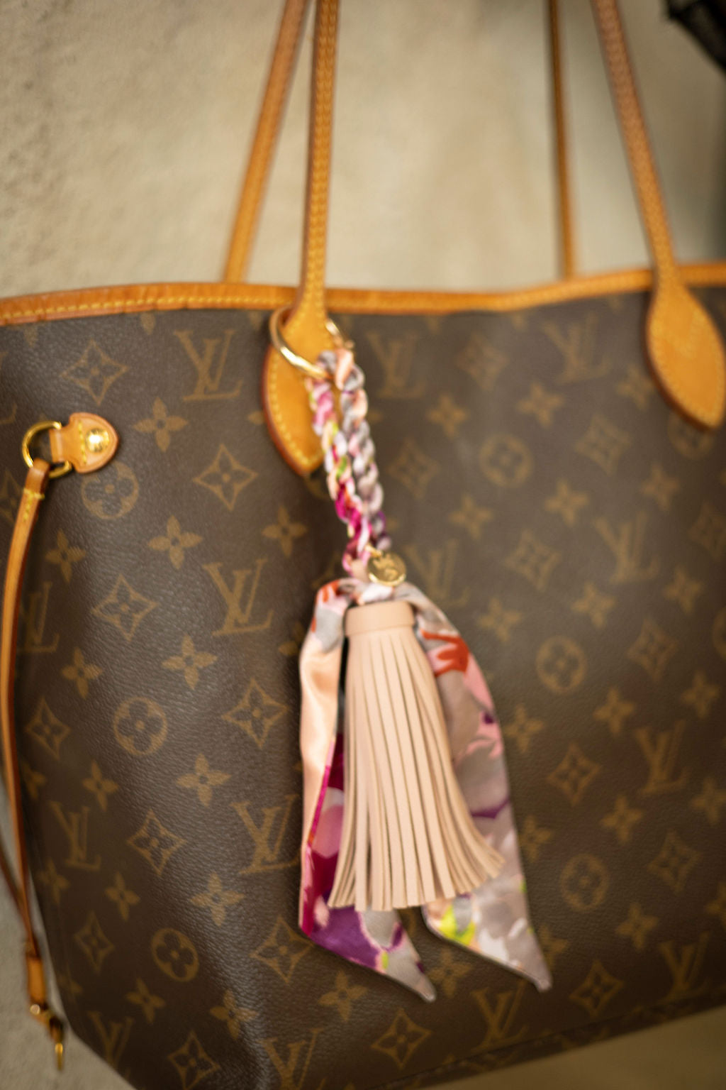 Tassle bag charm