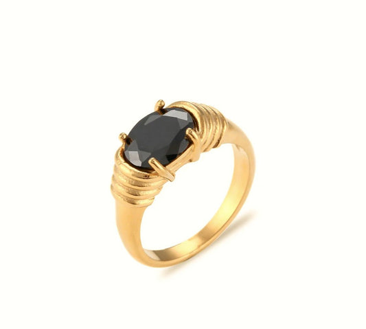 The Lia ring black - By Krohnstad