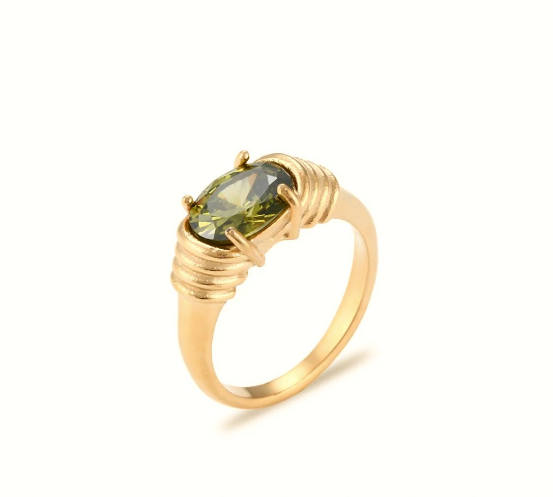 The Lia ring green - By Krohnstad